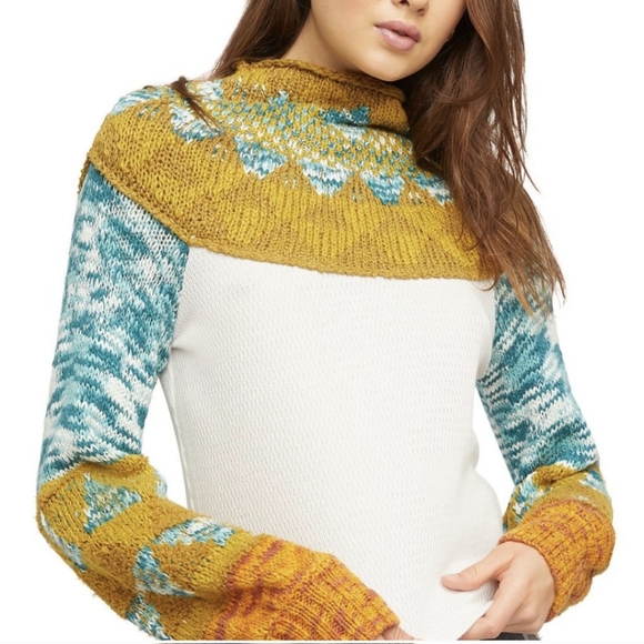Free People Sweaters - Free People swit the small stuff knit sweater top